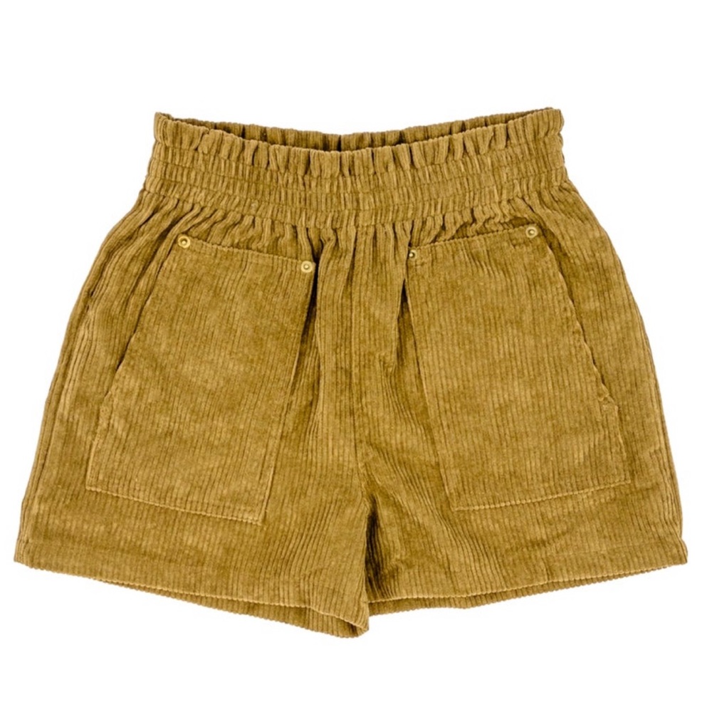 Corduroy front pocket shorts 🩳